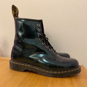 Teal/Blue Sparkle Dr. Martens, Women’s 10, Men’s 9, EU 42